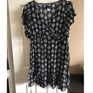 Francesca’s “Blue Rain” Dress ruffle dress